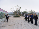 河南省武陟縣政協主席魏國龍一行考察國家文史公園